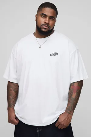 Boohoo Camiseta Plus Oversize Con Bordado De Coche
