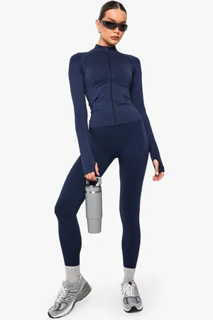 Boohoo Leggings Premium Fruncidos Sin Costuras Moldeadores De Trasero