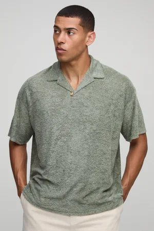 Boohoo Polo Oversize Texturizado Con Solapas