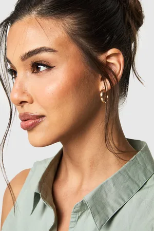 Boohoo Pack De 2 Pendientes De Aro Con Detalle De Perla
