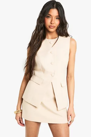 Boohoo Minifalda Entallada De Buclé