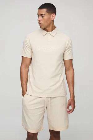Boohoo Polo De Piqué Con Bordado Homme De Raglán