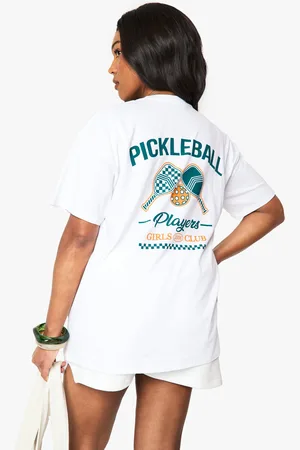Boohoo Camiseta Plus Oversize Con Estampado De Pickleball