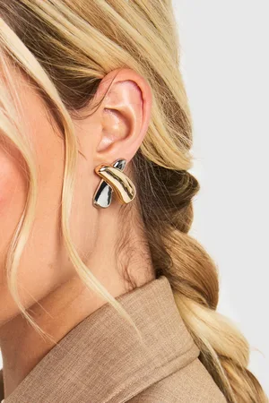 Boohoo Pendientes Llamativos De Metales Mixtos