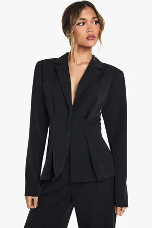Boohoo Americana Cruzada Fruncida