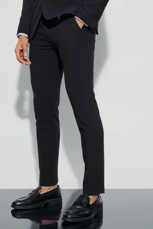 Boohoo Pantalón De Traje Pitillo De Tela Jersey