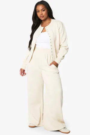 Boohoo Chándal Plus Con Sudadera Y Bomber Con Botones De Presión