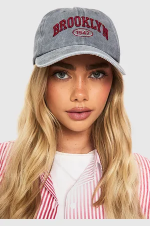 Boohoo Gorra Con Lavado De Ácido Y Eslogan De Brooklyn