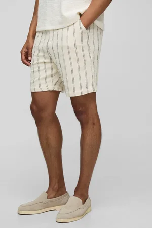 Boohoo Rayas Texturizadas Holgadas Con Cintura Elástica