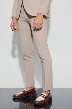 Boohoo Pantalón De Traje Pitillo De Tela Jersey