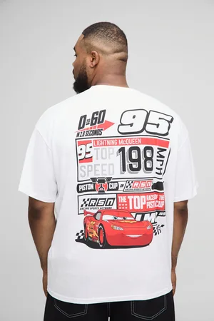 Boohoo Camiseta Plus Oversize Con Estampado De Cars