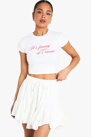 Boohoo Camiseta Con Estampado Divertido E Irónico De Bebé