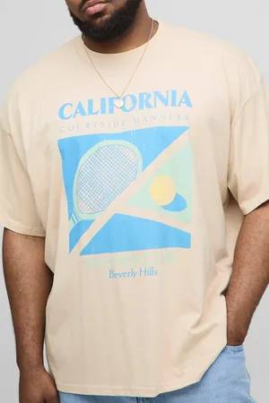 Boohoo Camiseta Plus Oversize Con Estampado De California Tennis Club