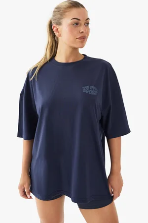 Boohoo Camiseta Oversize Dsgn Studio Sport Con Estampado De Burbujas