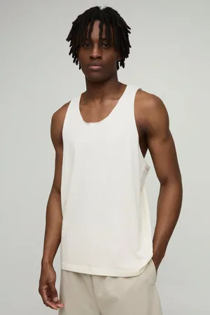 Boohoo Top Sin Mangas Básico Con Espalda De Nadador