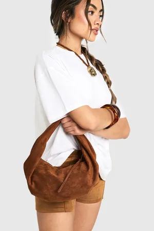 Boohoo Bolso De Mano Holgado De Ante Sintético