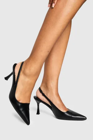 Boohoo Zapatos De Salón Con Tacón De Aguja Medio Y Talón Descubierto