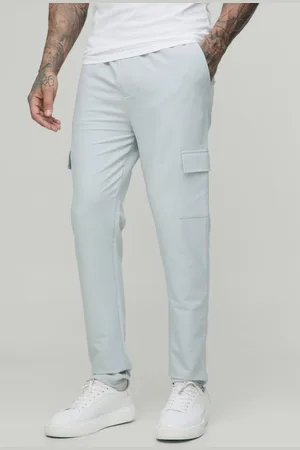 Boohoo Pantalón Tall Cargo Pitillo Elástico Técnico Con Cintura Elástica