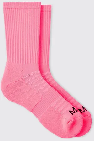Boohoo Calcetines Man Active Color Fosforito Para Correr