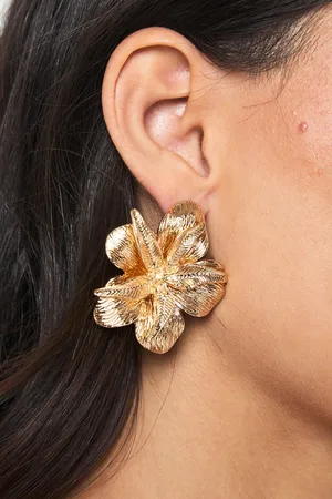 Boohoo Pendientes Oversize Con Flores