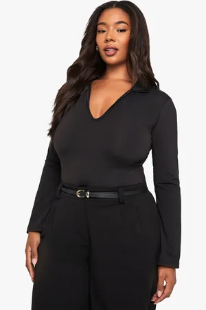 Boohoo Body Plus Con Escote Pronunciado Y Cuello