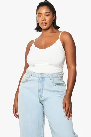 Boohoo Body Plus Ceñido De Tirantes Y Tela Doble