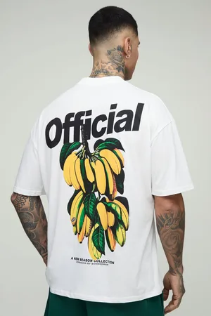 Boohoo Camiseta Tall Oversize Official Con Estampado De Plátano