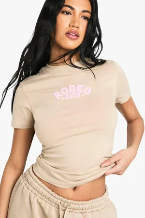 Boohoo Camiseta Con Estampado Rodeo Tour En Relieve