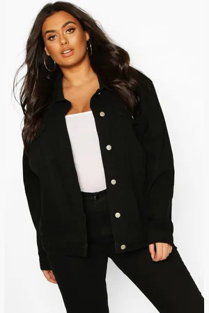 Boohoo Chaqueta Plus Oversize Vaquera