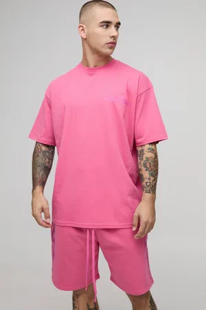 Boohoo Conjunto Oversize De Pantalón Corto Y Camiseta Con Estampado Gráfico Worldwide