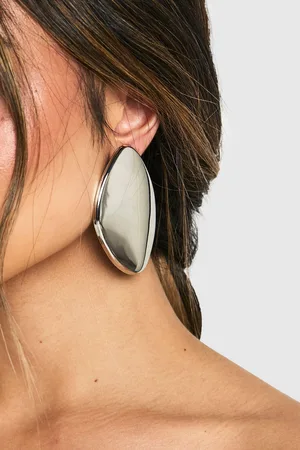 Boohoo Statement Metal Earrings
