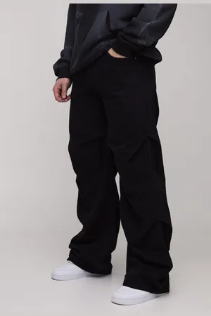 Boohoo Vaqueros Tall Holgados Con Detalle Fruncido