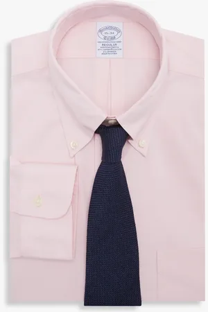 Brooks Brothers Camisa De Corte Regular Non-iron Pinpoint Con Cuello Button-down - Hombre Camisas De Vestir 14h