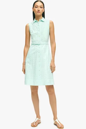 Brooks Brothers Vestido Camisero Clásico De Algodón - Mujer Vestidos Y Faldas 10