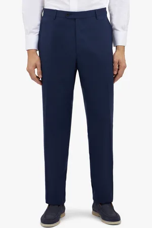 Brooks Brothers Pantalón De Lana Virgen Elástica - Hombre Pantalones 30