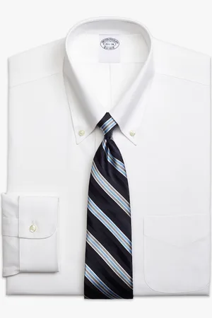 Brooks Brothers Camisa De Corte Regular Non-iron Pinpoint Con Cuello Button-down - Hombre Camisas De Vestir 16h