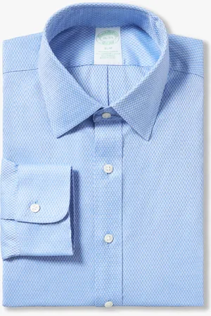 Brooks Brothers Camisa De Algodón Elástico Non-iron Corte Slim Con Cuello Ainsley - Hombre Camisas De Vestir 18