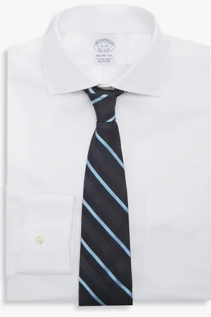 Brooks Brothers Camisa De Vestir Non-iron Con Cuello Abierto Y Corte Regent - Hombre Camisas De Vestir 18