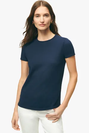 Brooks Brothers Camiseta De Piqué Elástico De Algodón Supima - Mujer Xs