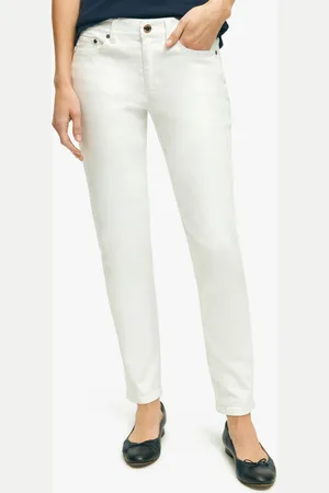 Brooks Brothers Vaqueros De Algodón Elástico - Mujer Pantalones 2
