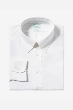 Brooks Brothers Camisa De Algodón Elástico Non-iron Corte Slim Con Cuello Button Down - Hombre Camisas De Vestir 15