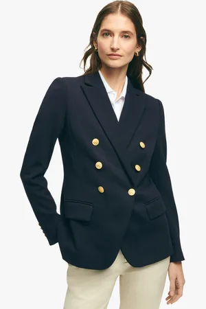 Brooks Brothers Blazer De Punto Estructurado De Piqué De Algodón - Mujer Chaquetas 8