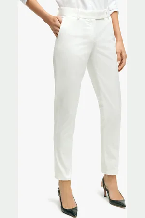 Brooks Brothers Pantalón Chino Advantage De Algodón Elástico - Mujer Pantalones 0