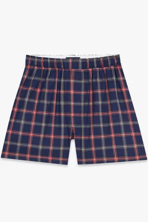 Brooks Brothers Bóxer De Algodón A Cuadros - Hombre Ropa Interior Xs