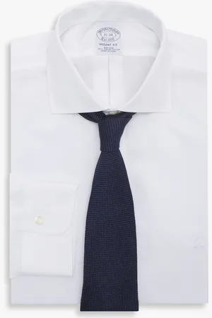 Brooks Brothers Camisa De Vestir Non-iron Con Cuello Abierto Y Corte Regent - Hombre Camisas De Vestir 18