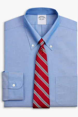 Brooks Brothers Camisa De Corte Regular Non-iron Pinpoint Con Cuello Button-down - Hombre Camisas De Vestir 14h
