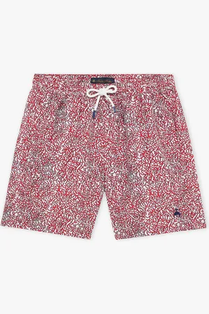 Brooks Brothers Bañador Con Motivo De Coral - Hombre Bañadores Xs