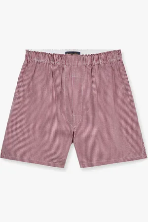 Brooks Brothers Bóxer De Algodón A Cuadros - Hombre Ropa Interior Xs