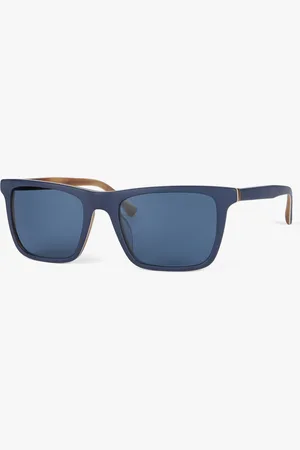 Brooks Brothers Gafas De Sol Cuadradas Azules - Hombre Gafas De Sol One Size