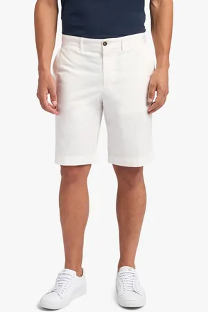 Brooks Brothers Bermuda De Gabardina De Algodón Elástico - Hombre Pantalones Cortos Y Chándales 28